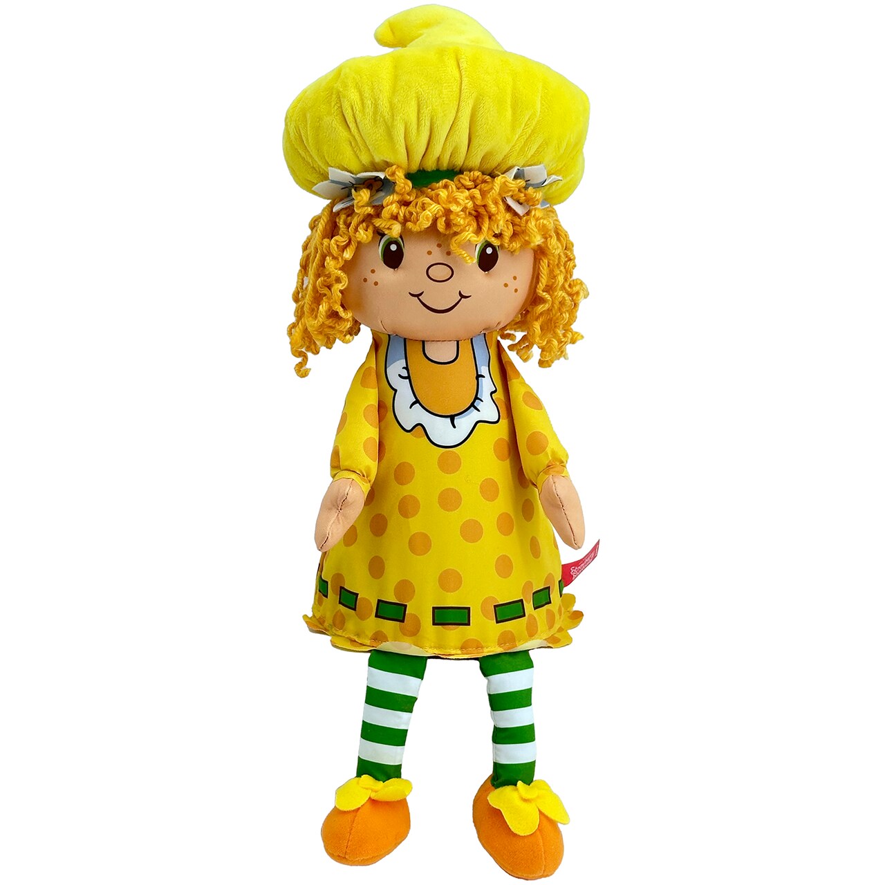 Strawberry Shortcake: Pop 'n' Flip - Lemon Meringue - 15" Plush Doll - 2-In-1: Muffin Opens Into A Soft Companion, Play & Cuddle, Kid-Baby-Toddler